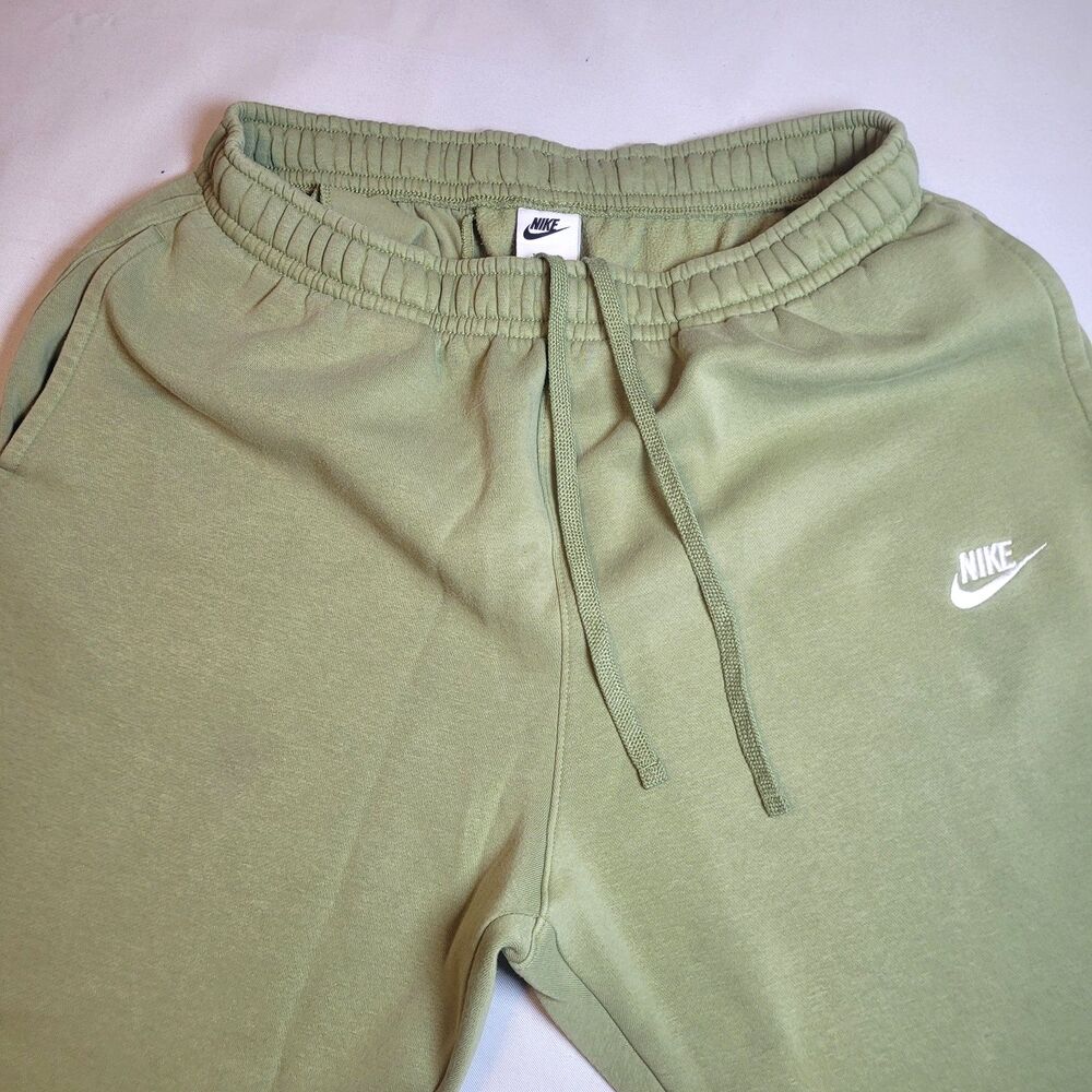 Nike Pants Mens XL Green Club Fleece Sweatpants Joggers Swoosh BV2671 - Picture 3 of 14
